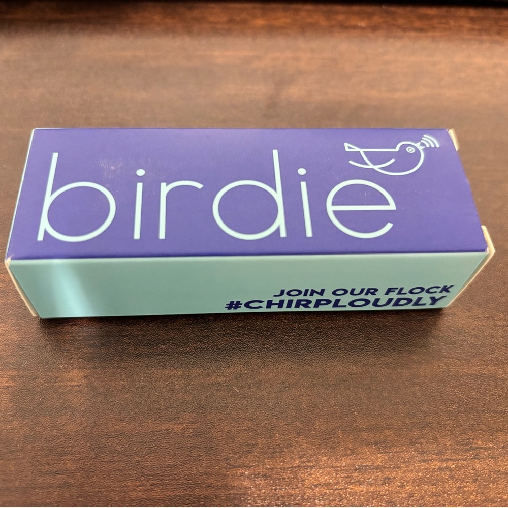 Birdies Lavender Safety Keychain with Gold Clip - Picture 3 of 3